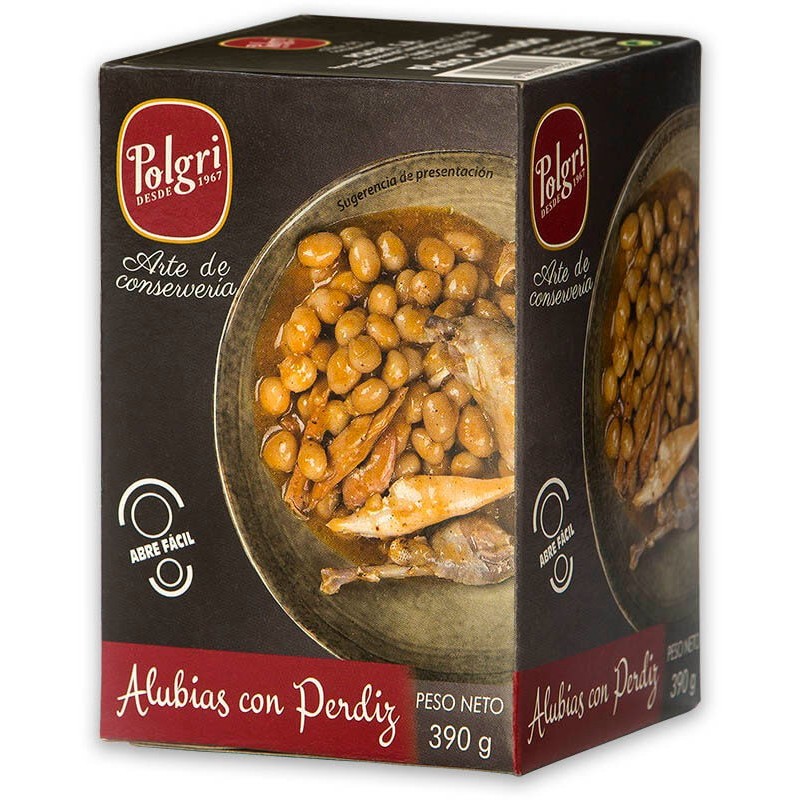 ALUBIAS CON PERDIZ POLGRI LATA 390 GR