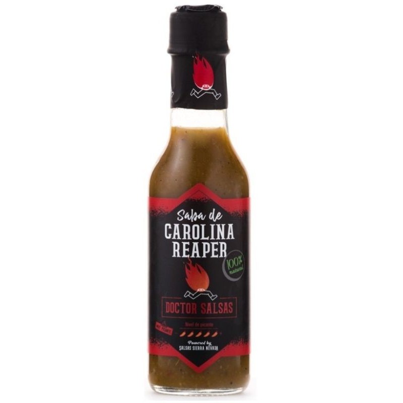SALSA DE CAROLINA REAPER SIERRA NEVADA BOTE 150 ML
