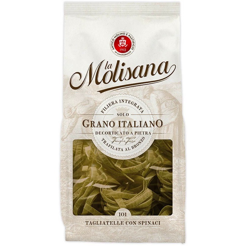 TAGLIATELLE MOLISANA NIDO ESPINACAS 500G