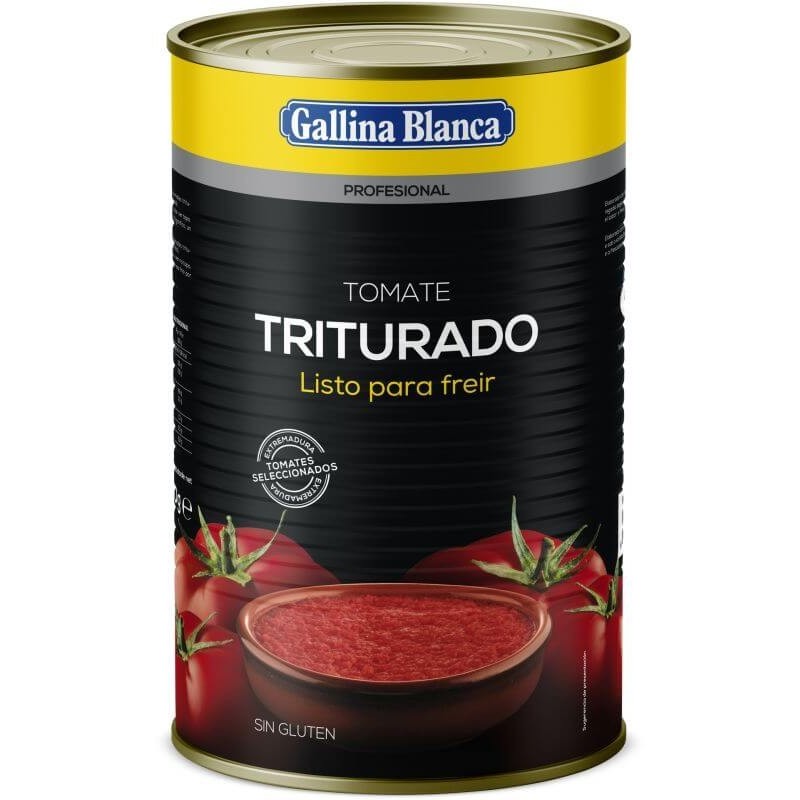 TOMATE NATURAL TRITURADO GALLINA BLANCA LATA 4 KG