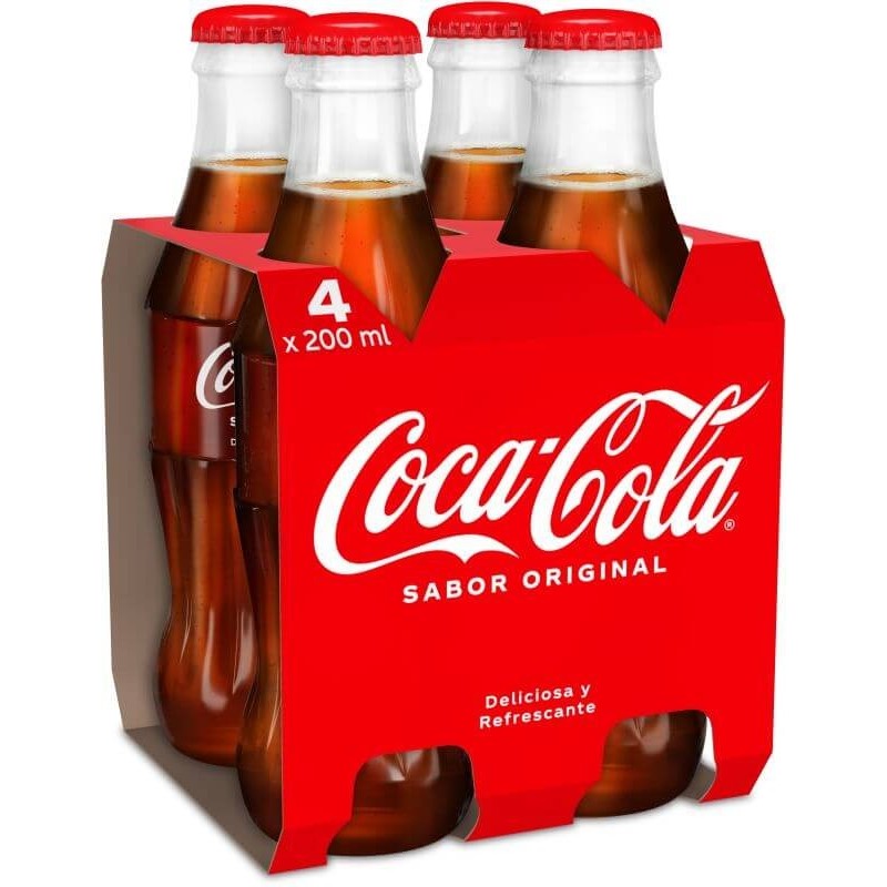 COCA-COLA PACK 4 BOTELLINES 20 CL
