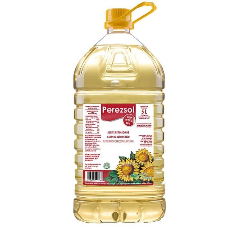 ACEITE GIRASOL PEREZSOL ALTO OLEICO 80% 5L