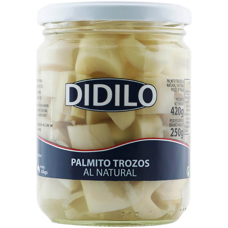 PALMITOS DIDILO TROZOS BOTE 420 GR