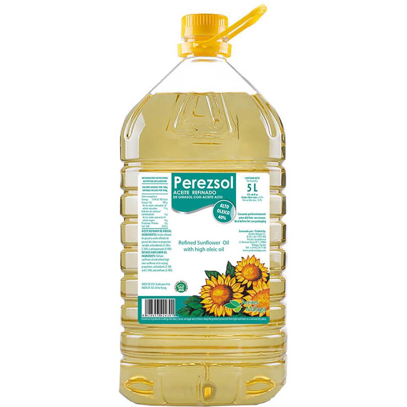 ACEITE GIRASOL PEREZSOL OLEICO 5 L