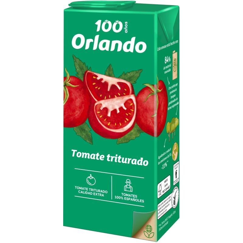 TOMATE NAT. TRITURADO ORLANDO BK. 800GR