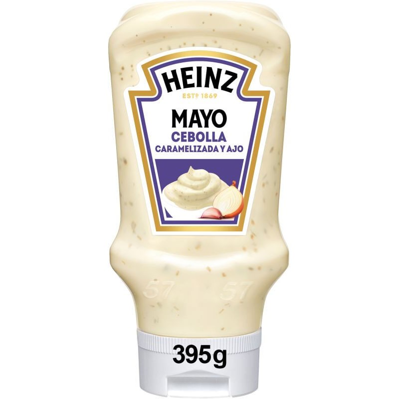 SALSA HEINZ MAYO CEBOL.CARM.AJO PET.400M
