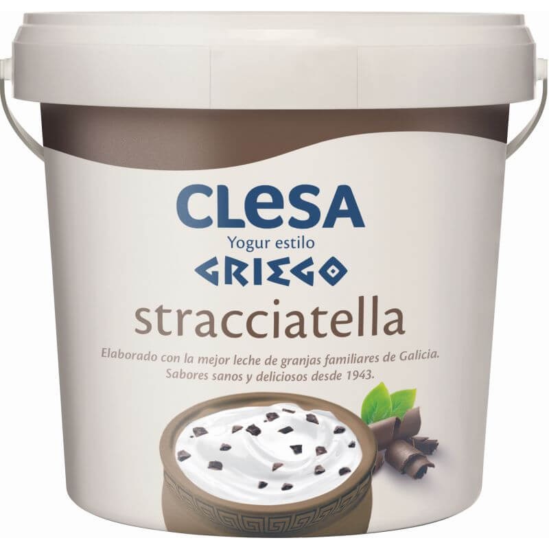 YOGUR CLESA GRIEGO STRACCIATELLA CUBO 900G
