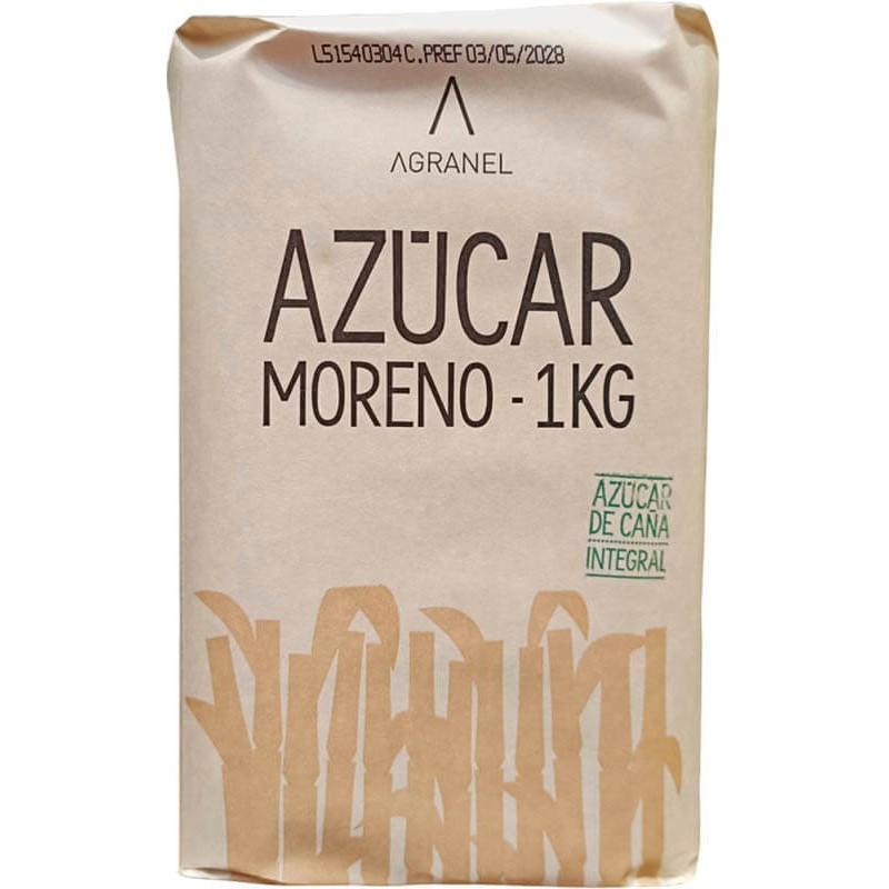 AZUCAR MORENO DE CAÑA INTEGRAL AGRANEL - SIDUL 1 KG