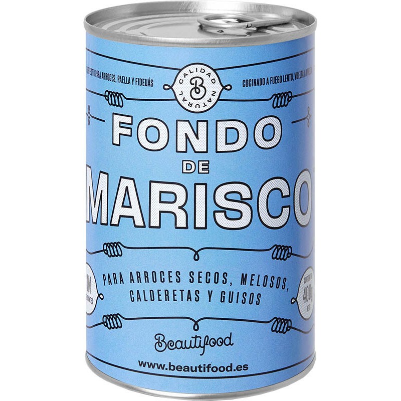 FONDO BEAUTIFOOD MARISCO LATA 400 GR