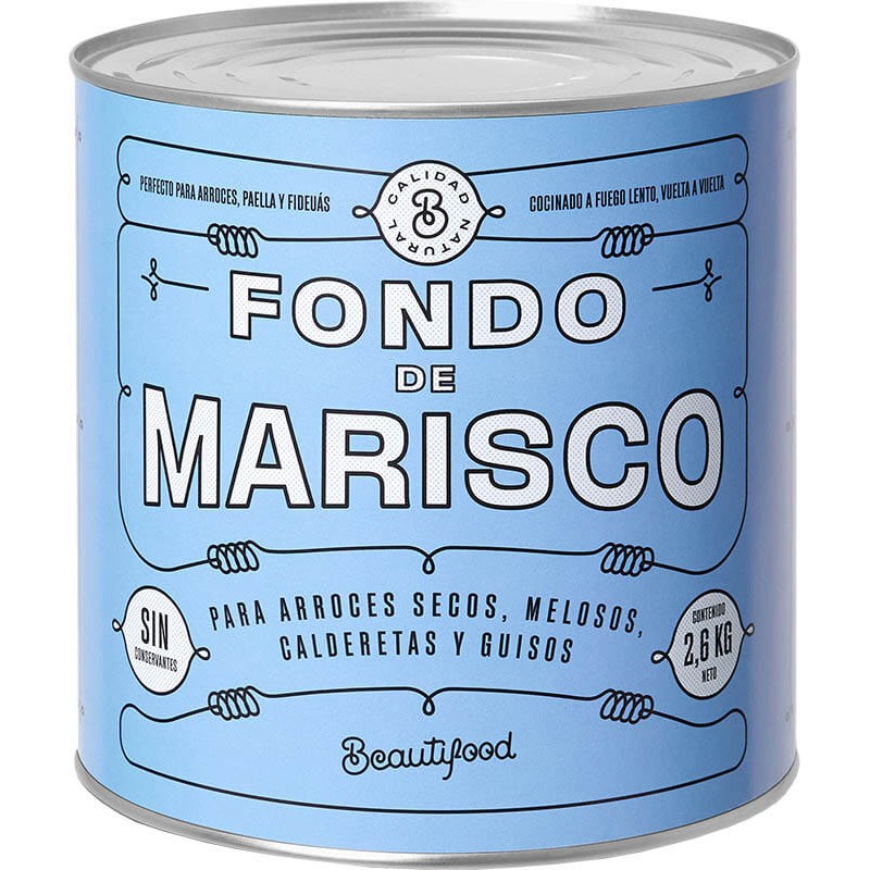 FONDO BEAUTIFOOD MARISCO LATA 2.6 KG