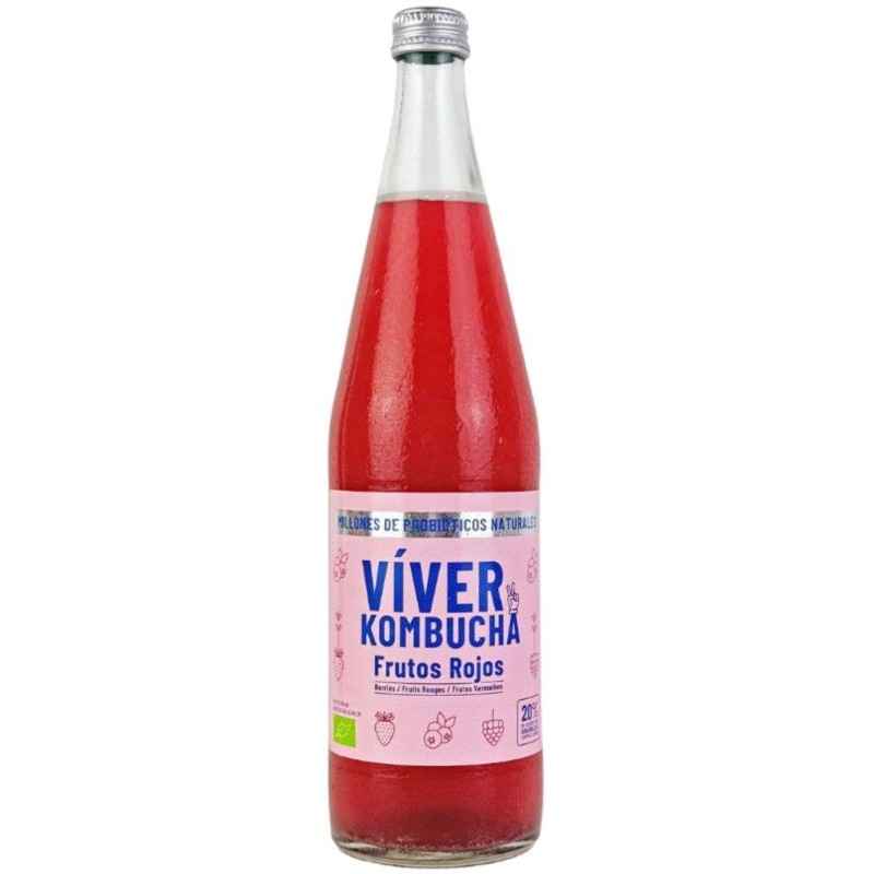 KOMBUCHA VIVER FRUTOS ROJOS BT. 700 ML