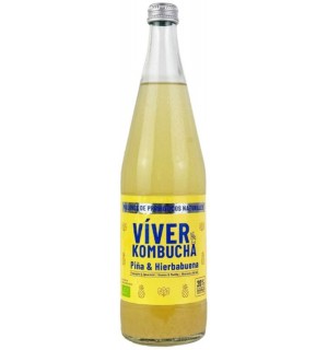 KOMBUCHA VIVER PIÑA-HIERBAB. BT. 700 ML
