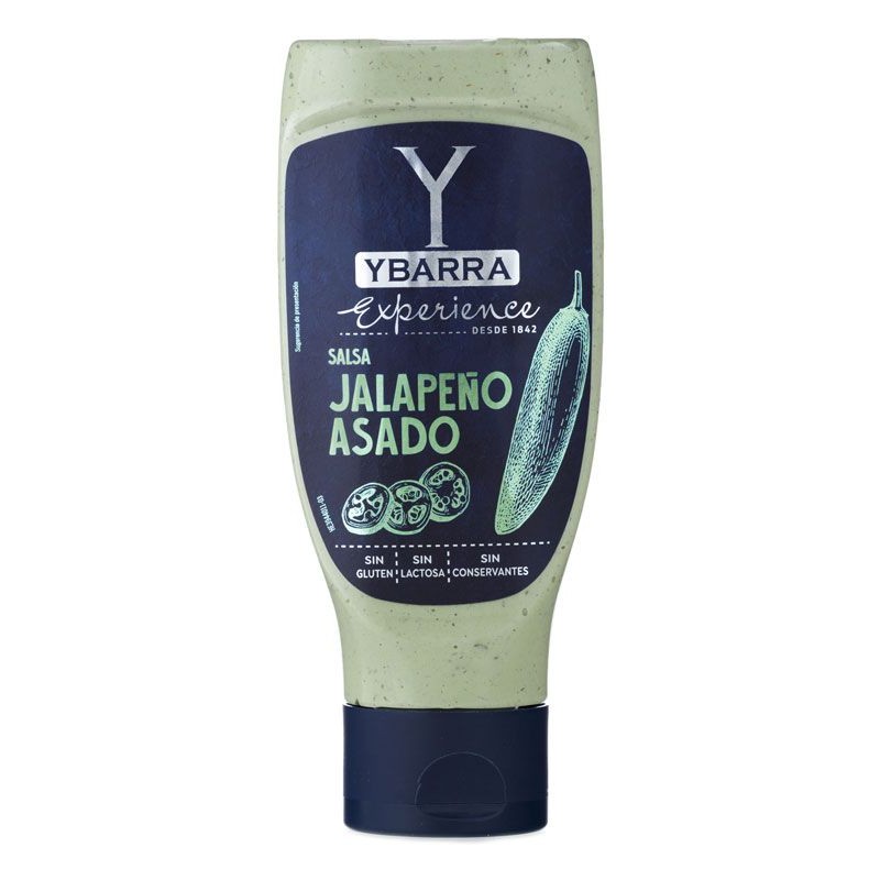 SALSA YBARRA EXP.JALAPEÑO ASAD.PET.500ML