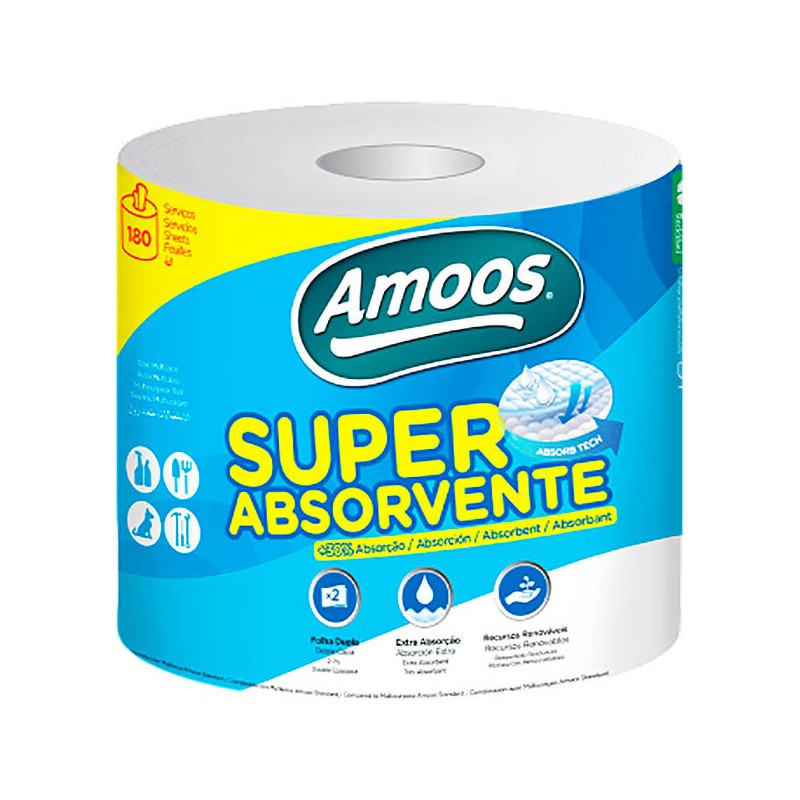 BOBINA AMOOS SUPER ABSORBENTE