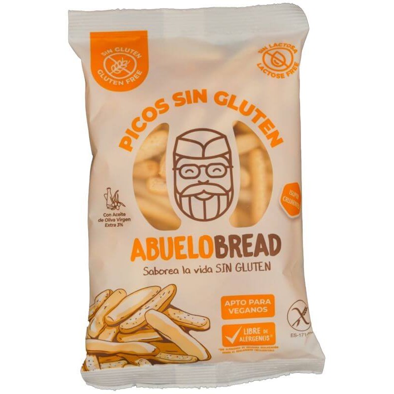 PICOS ABUELO BREAD ARTESANOS SIN GLUTEN 100GR