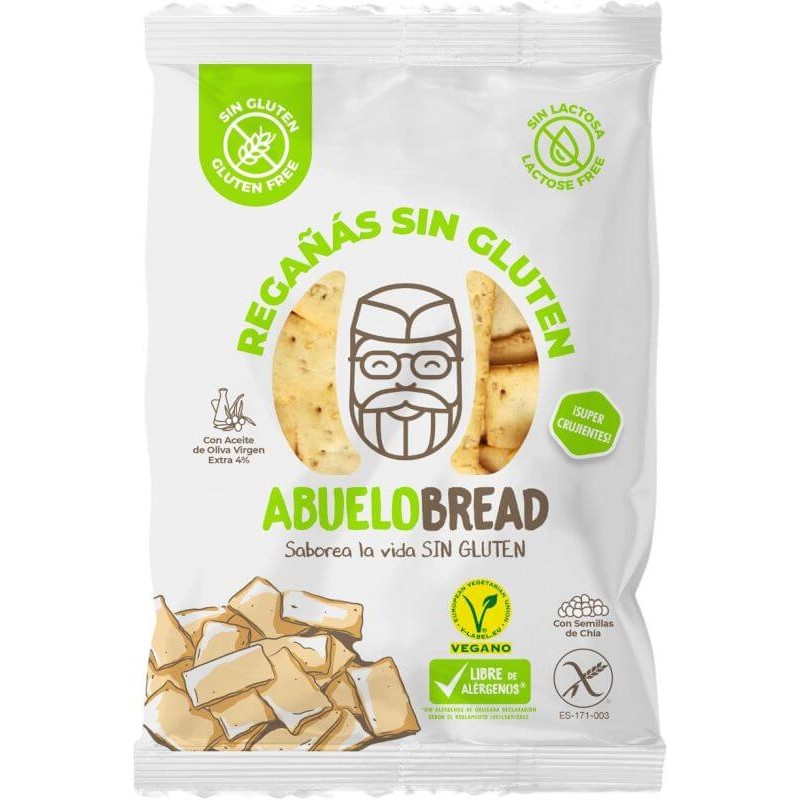 REGAÑAS ABUELO BREAD SIN GLUTEN 100 GR