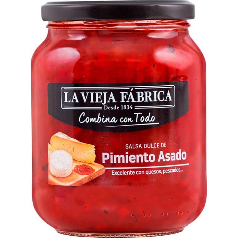 SALSA V.FABRICA PIMIENTO ASADO 800 GR