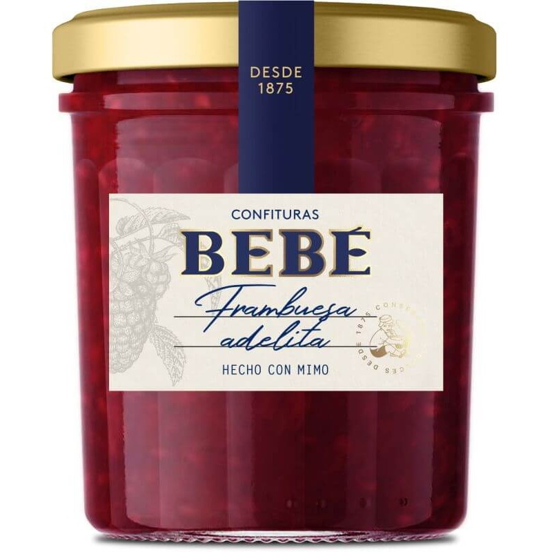 CONFITURA DE FRAMBUESA BEBE BOTE 370 GR