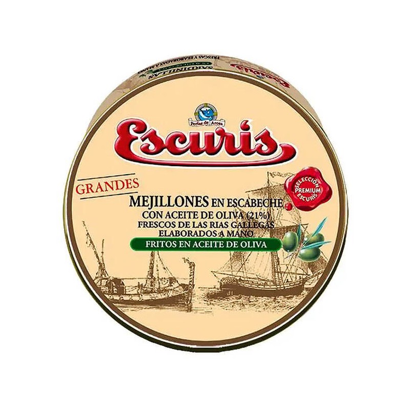MEJILLON ESCURIS ESCABECHE GRANDE RO-280