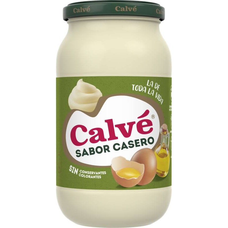 MAYONESA CALVE CASERA BOCABAJO 400 ML