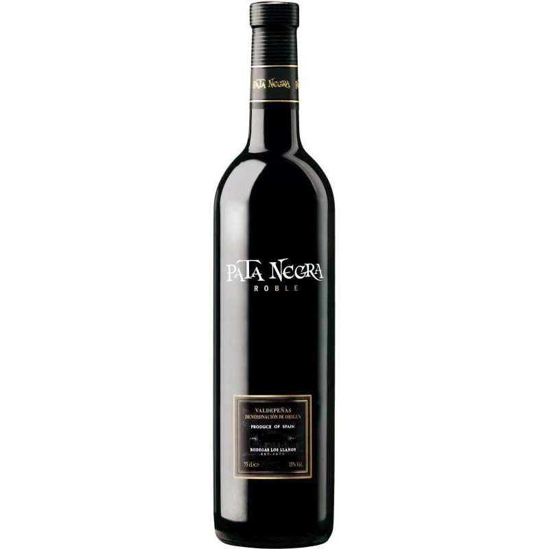 VINO PATA NEGRA TINTO ROBLE 75 CL