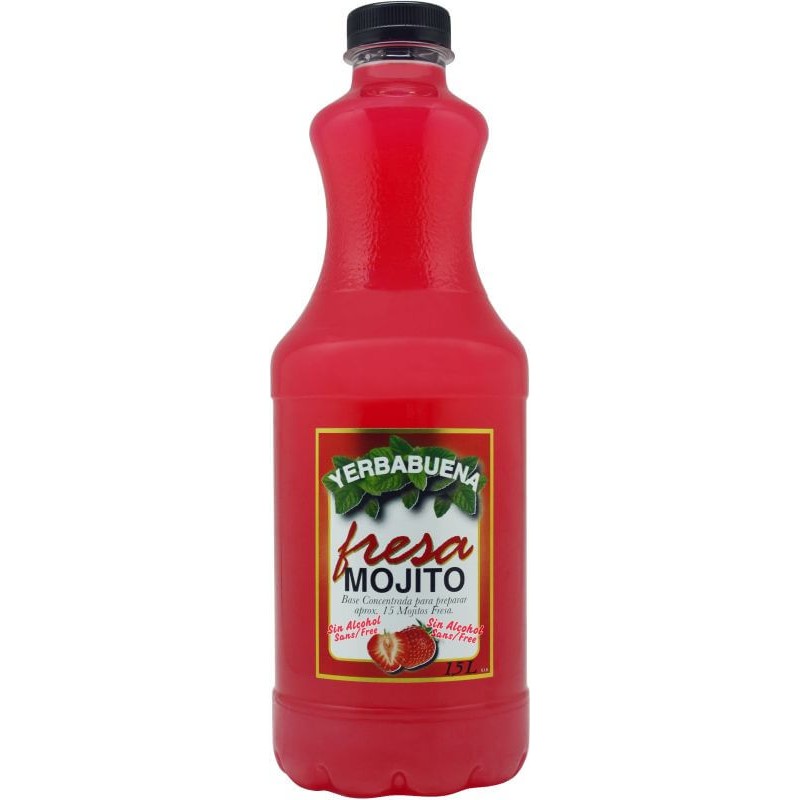 MOJITO YERBABUENA FRESA SIN ALCOHOL 1.5 L