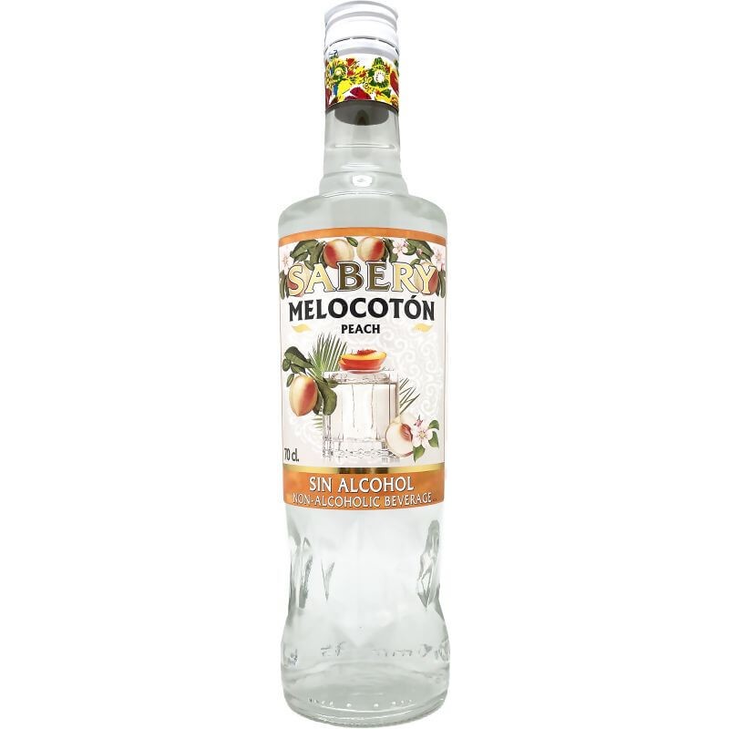 LICOR SABERY MELOCOTON SIN ALCOHOL 70 CL