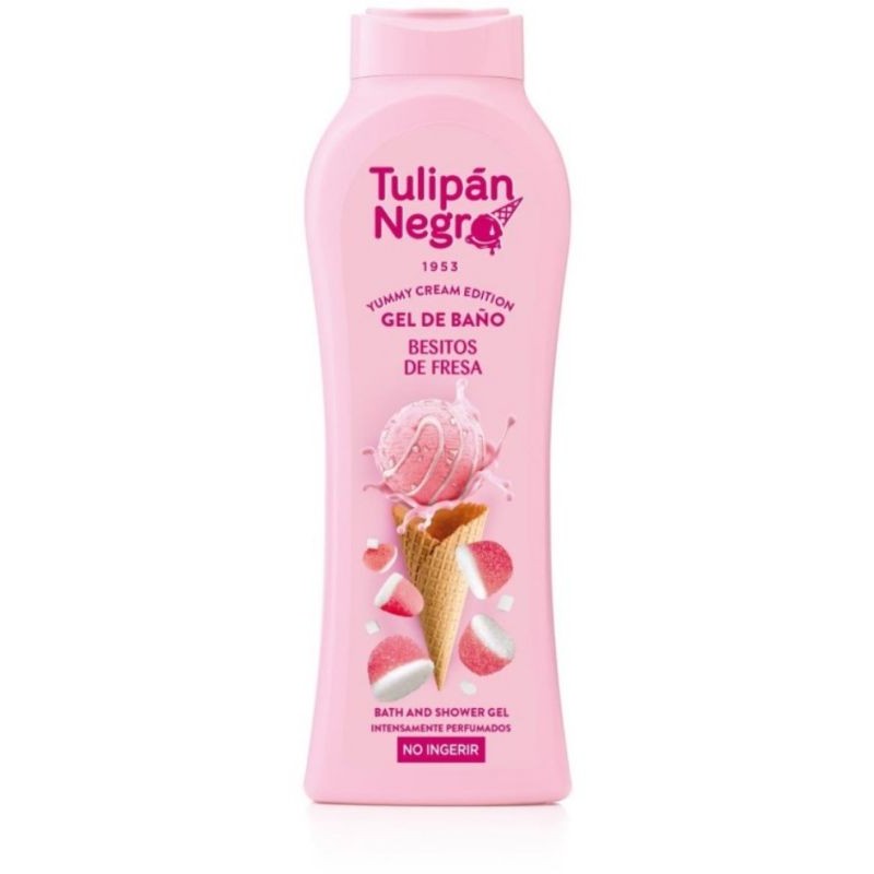 GEL TULIPAN NEGRO BESITOS FRESA 650 ML