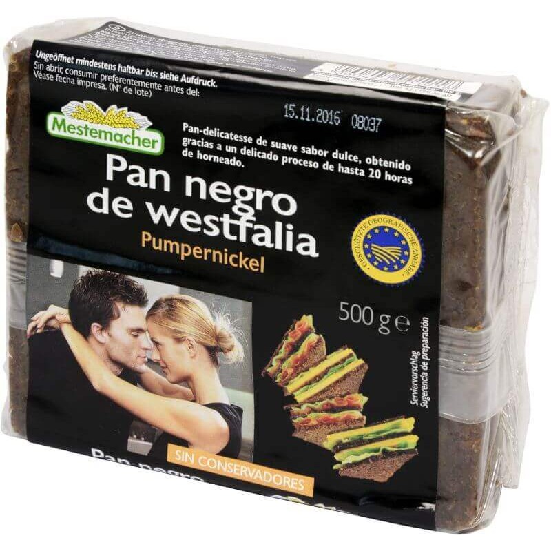 PAN INTEGRAL NEGRO MESTEMACHER 500 G
