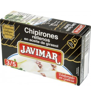 CHIPIRONES RELLENOS EN ACEITE VEGETAL JAVIMAR 3/5 OL-120