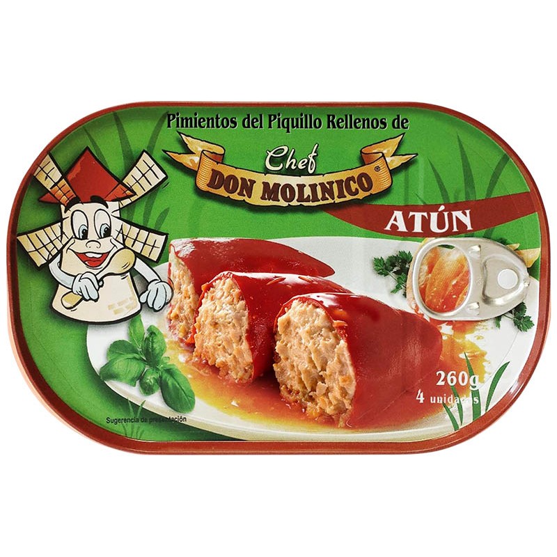 PIMIENTOS DEL PIQUILLO DON MOLINICO RELLENOS MARISCO 260GR