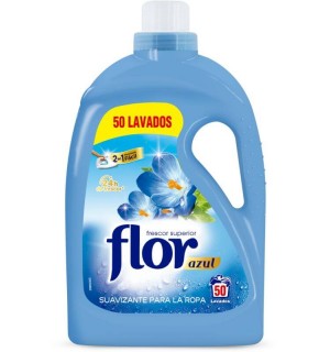 SUAVIZANTE FLOR AZUL 50 DS 2 L