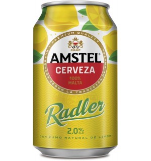 CERVEZA AMSTEL RADLER LIMON LATA 33 CL