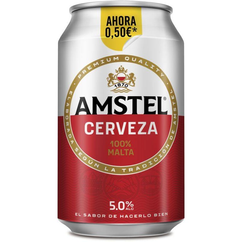 CERVEZA AMSTEL LATA 33 CL