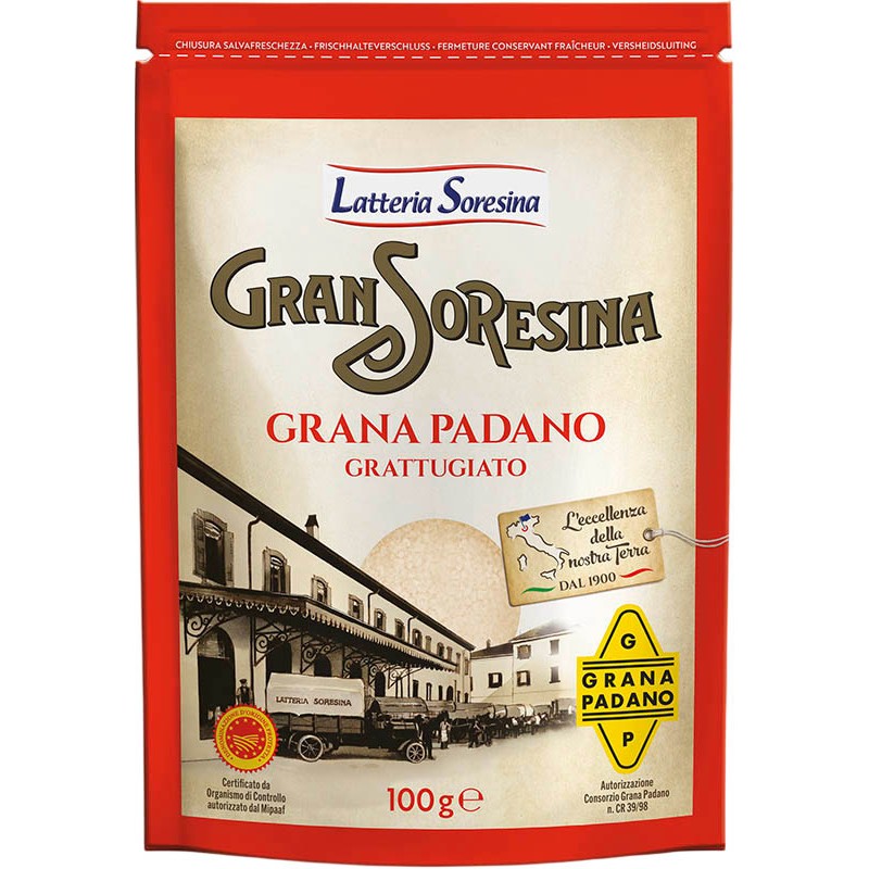QUESO SORESINA GRANA PADANO RALLADO 100G