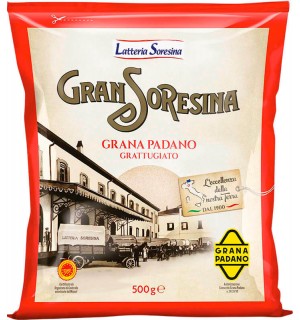 QUESO SORESINA GRANA PADANO RALLADO 500G