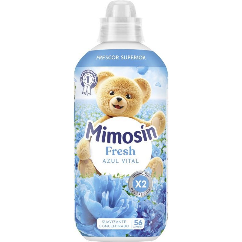 SUAVIZANTE CONCENTRADO MIMOSIN AZUL VITAL 56DS 952 ML
