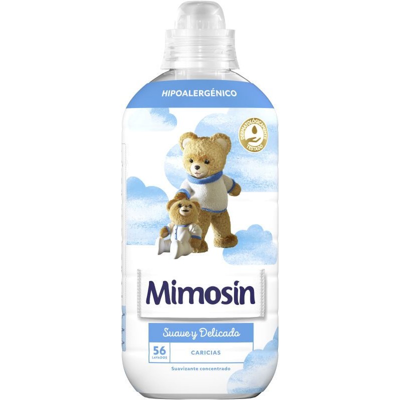 SUAVIZANTE CONCENTRADO MIMOSIN CARICIAS 56 LAVADOS 952 ML